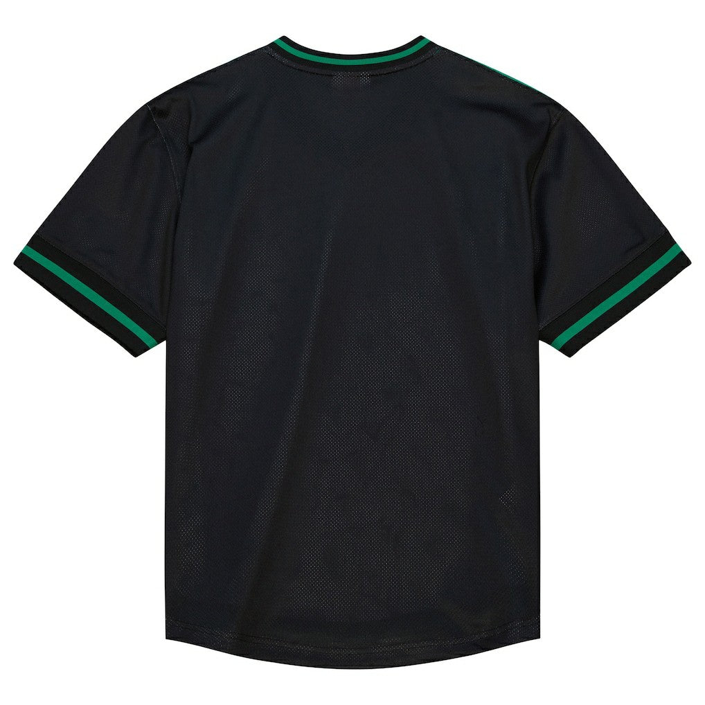 Mitchell & Ness Boston Celtics Jumbotron 3.0 Mesh V-Neck T-Shirt