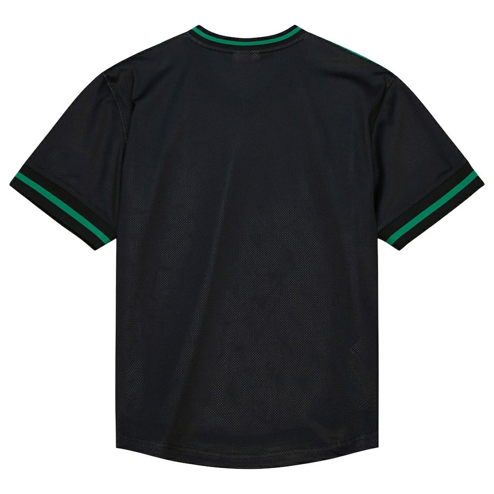 Mitchell & Ness Boston Celtics Jumbotron 3.0 Mesh V-Neck T-Shirt
