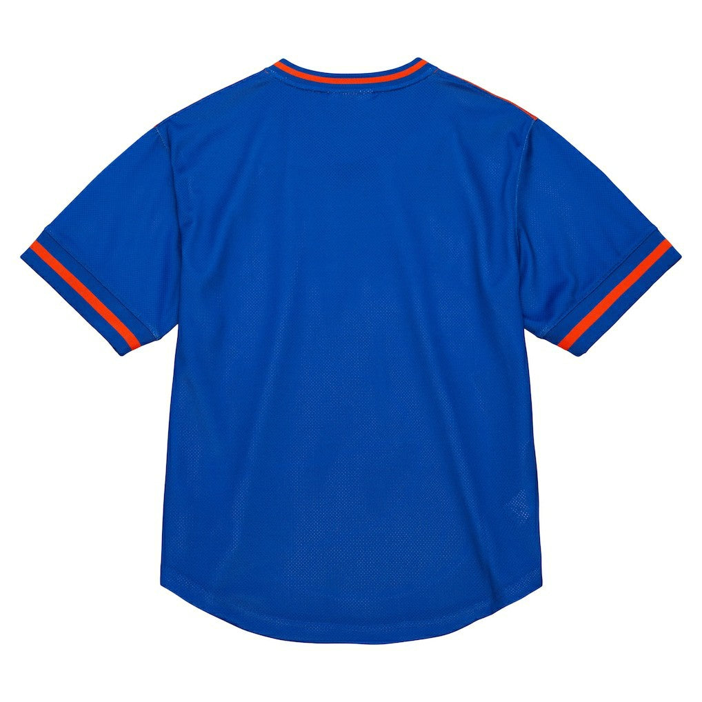 Mitchell & Ness New York Knicks Jumbotron 3.0 Mesh V-Neck T-Shirt