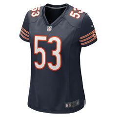 TJ Edwards  Women's Game Player Jersey - Chicago Bears Jerseys
