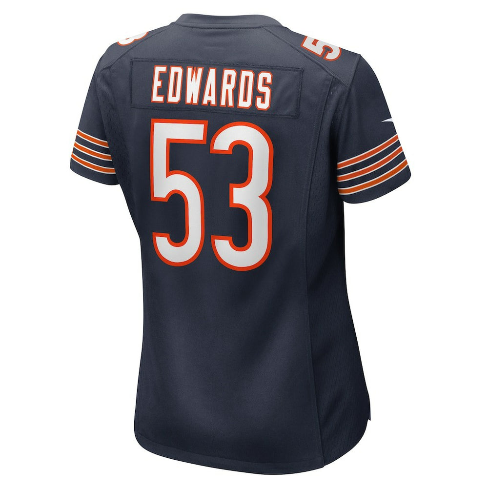 TJ Edwards  Women's Game Player Jersey - Chicago Bears Jerseys