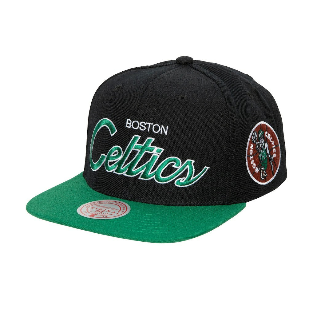Mitchell & Ness Boston Celtics Hardwood Classics MVP Team Script 2.0 Snapback Hat