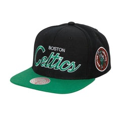 Mitchell & Ness Boston Celtics Hardwood Classics MVP Team Script 2.0 Snapback Hat