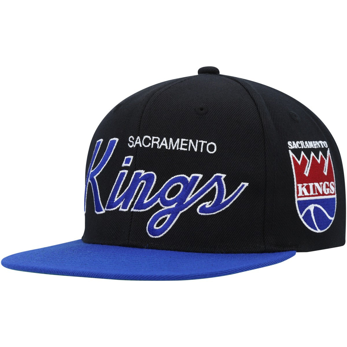 Mitchell & Ness Sacramento Kings Hardwood Classics MVP Team Script 2.0 Snapback Hat
