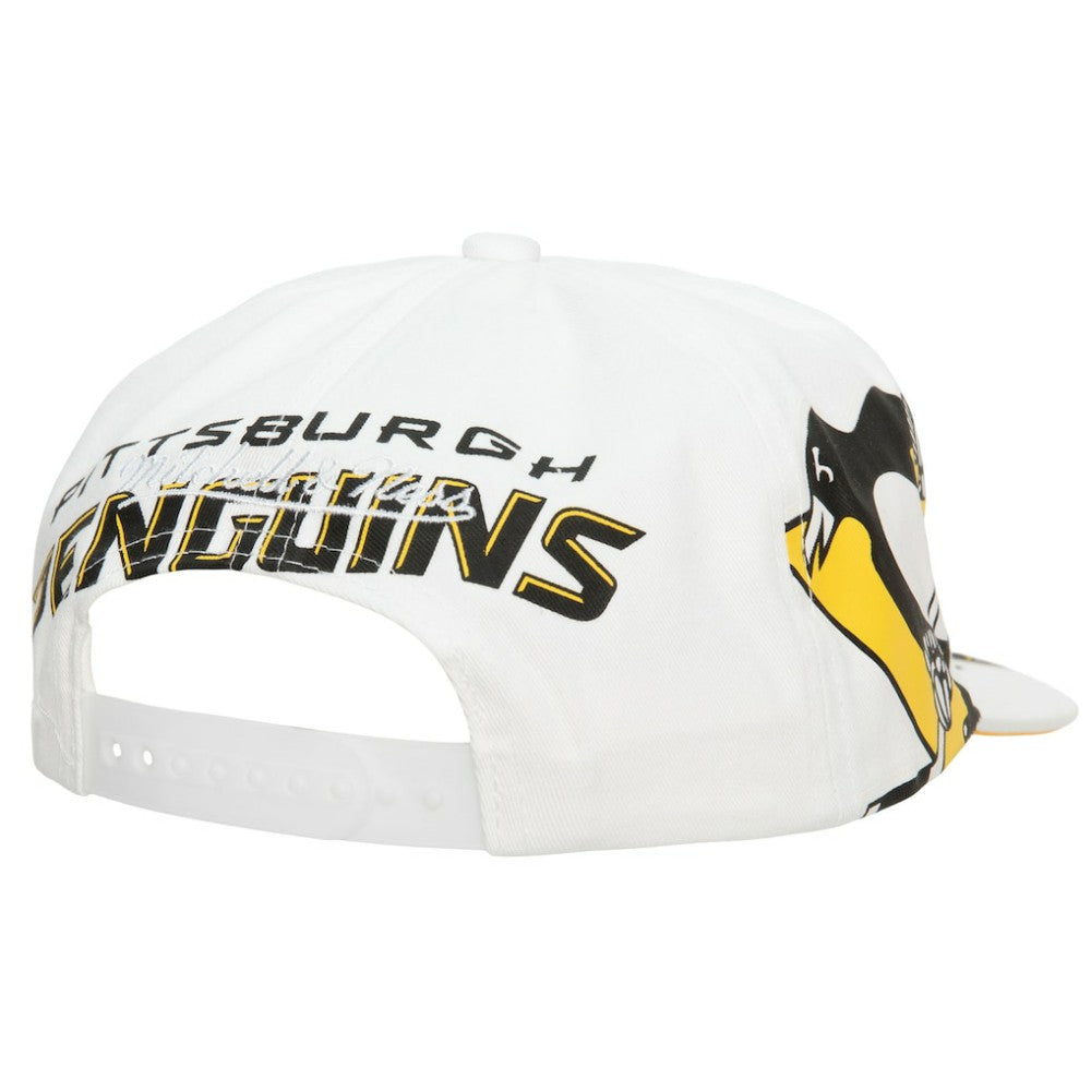 NHL Pittsburgh Penguins Mitchell & Ness In Your Face Deadstock Snapback Hat