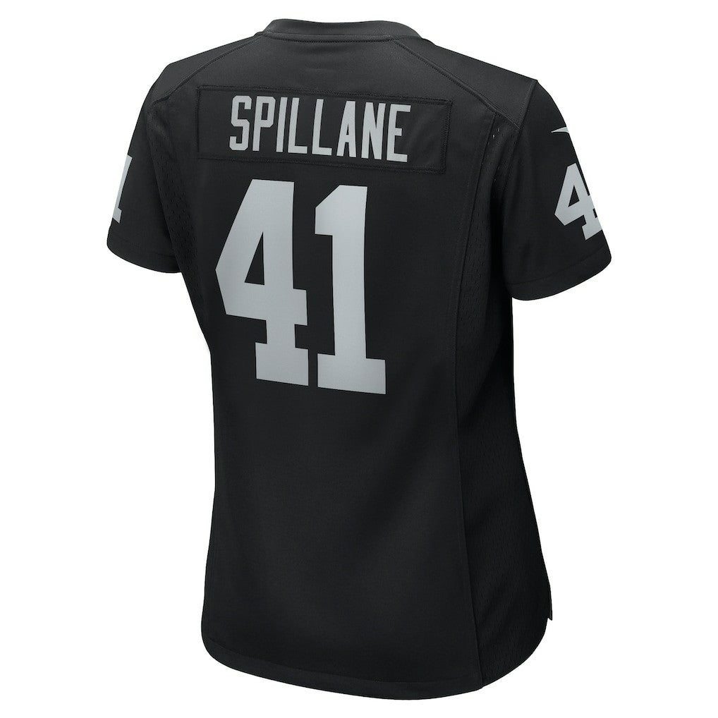 Robert Spillane  Women's Game Player Jersey - Las Vegas Raiders Jerseys