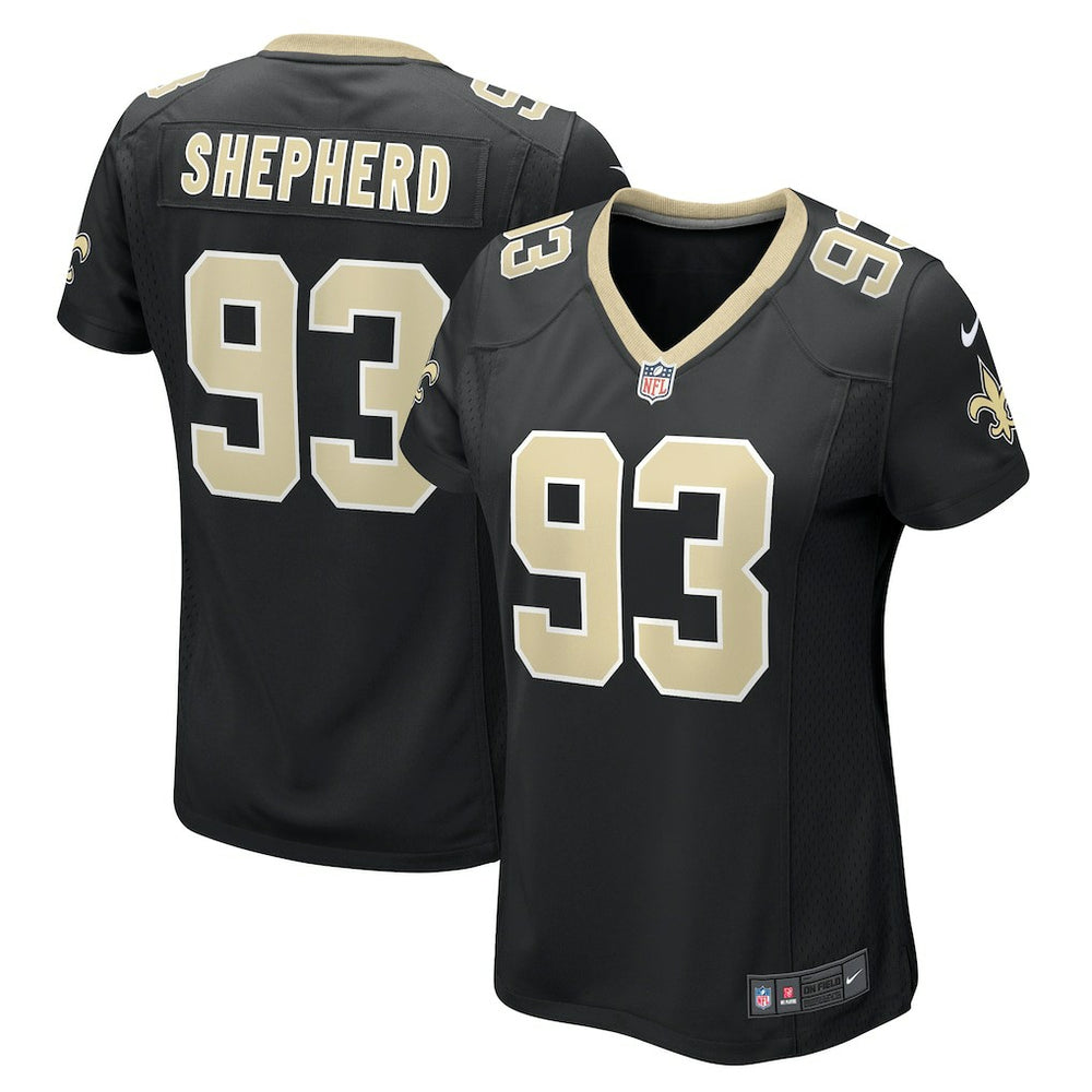 Nathan Shepherd  Women's Game Jersey - New Orleans Saints Jerseys