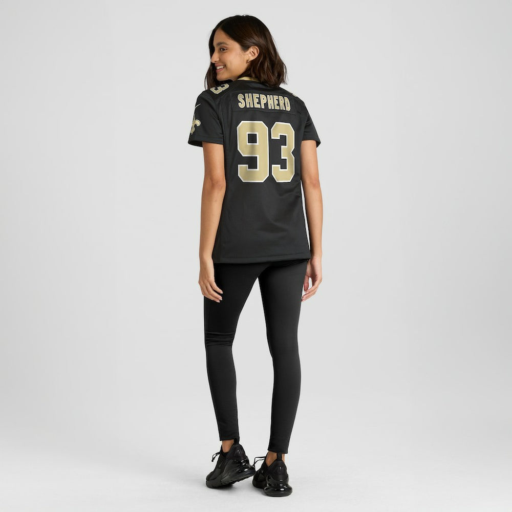 Nathan Shepherd  Women's Game Jersey - New Orleans Saints Jerseys