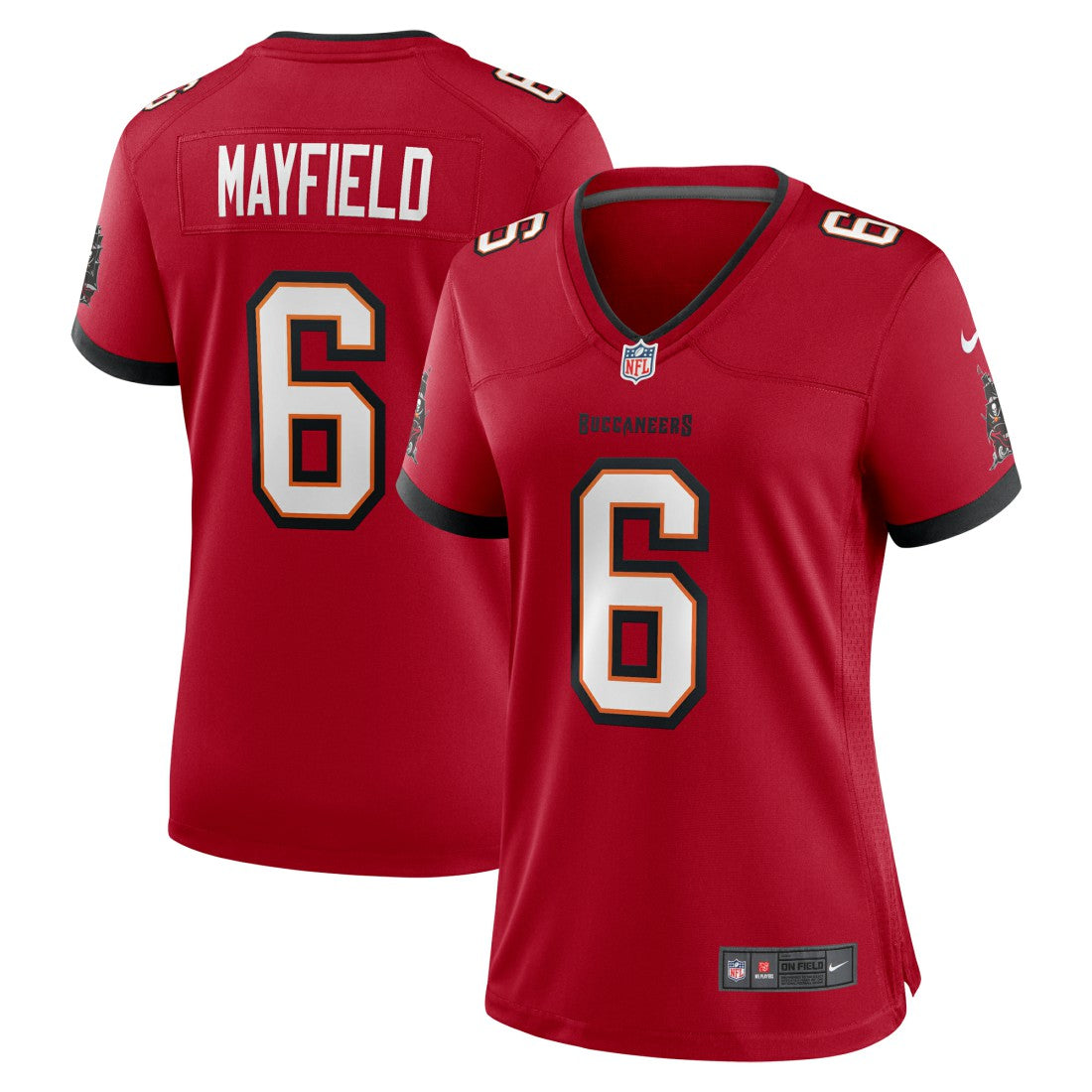 Baker Mayfield  Women's Game Jersey - Tampa Bay Buccaneers Jerseys