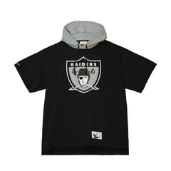 Postgame Short Sleeve Hoodie - Las Vegas Raiders Hoodies