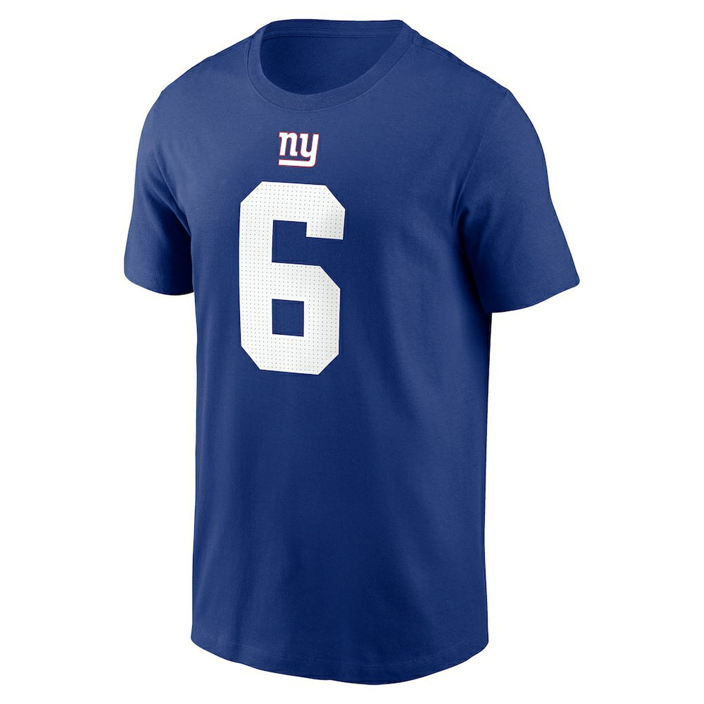 Jaxson Dart  Name & Number T-Shirt - New York Giants T-shirts