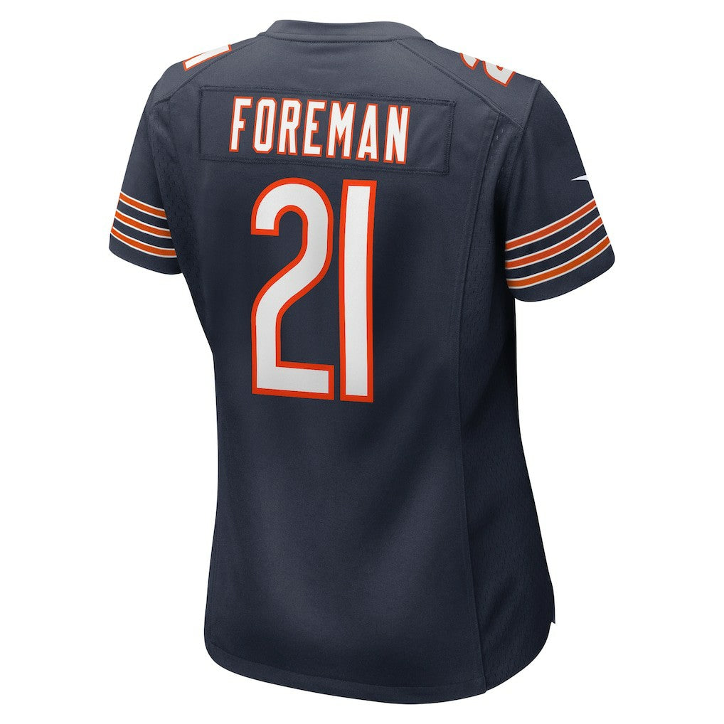 D'Onta Foreman  Women's Game Jersey - Chicago Bears Jerseys