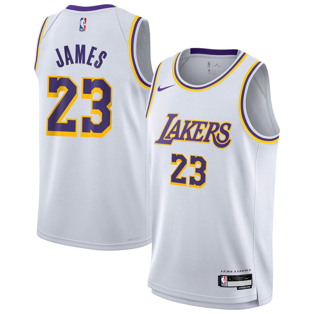 Nike LeBron James Los Angeles Lakers Youth Swingman Jersey