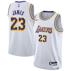 Nike LeBron James Los Angeles Lakers Youth Swingman Jersey