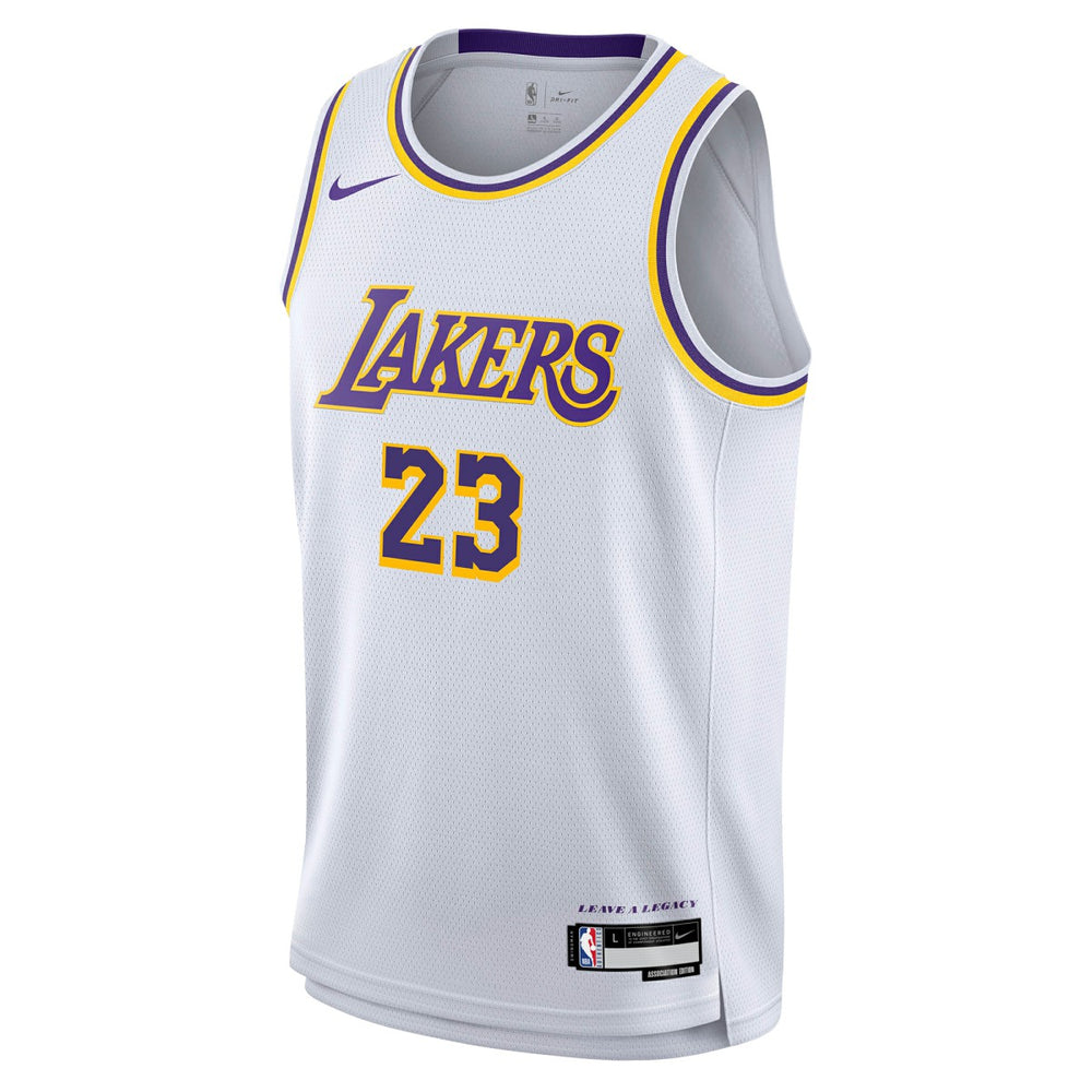 Nike LeBron James Los Angeles Lakers Youth Swingman Jersey