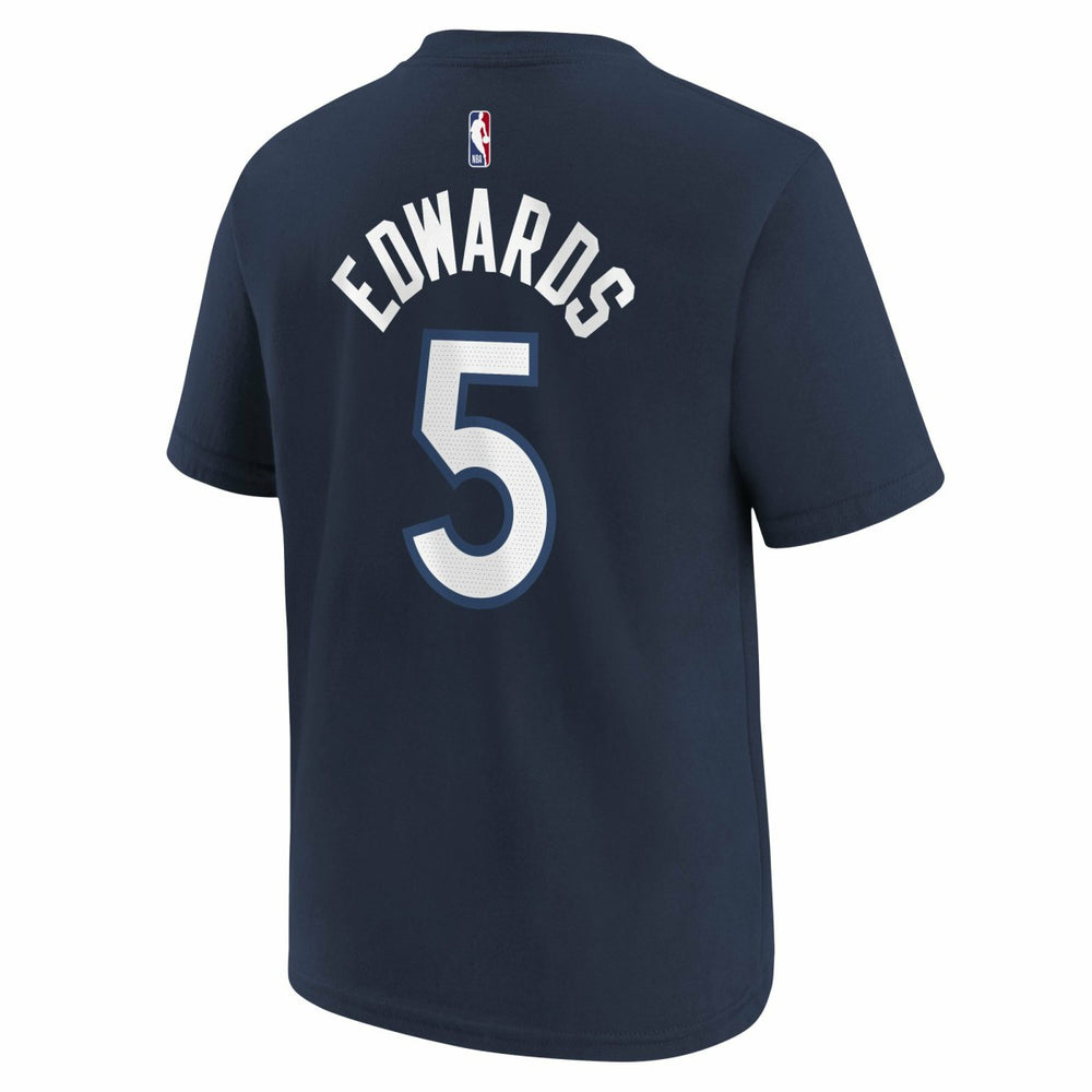 Anthony Edwards Minnesota Timberwolves Youth Icon Name & Number T-Shirt