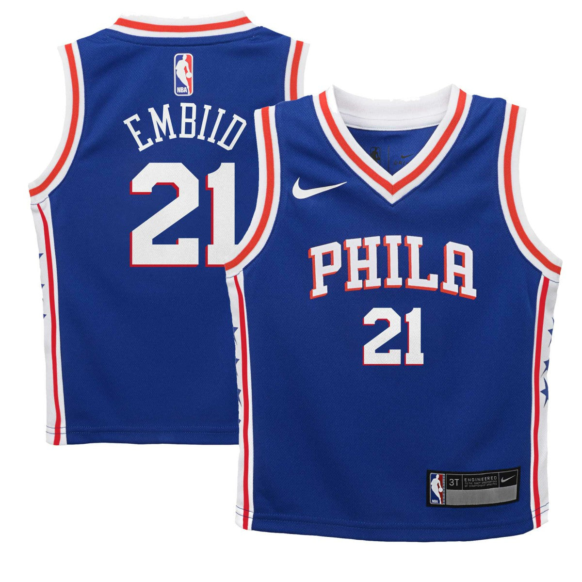 Nike Joel Embiid Philadelphia 76ers Preschool Swingman Player Jersey