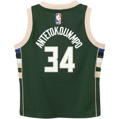 Nike Giannis Antetokounmpo Milwaukee Bucks Preschool Swingman Player Jersey