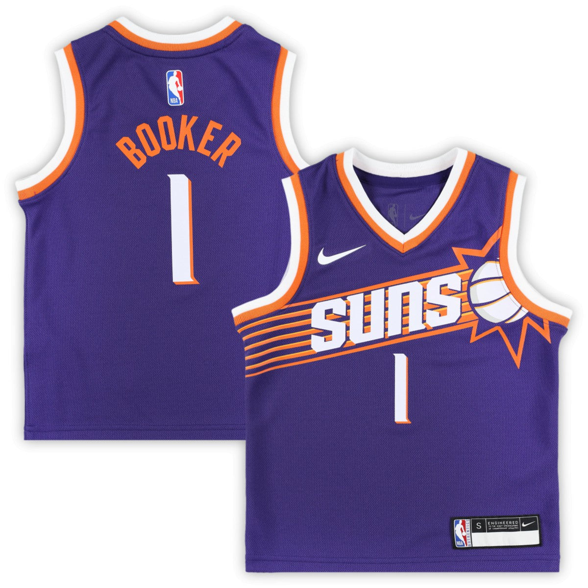 Nike Devin Booker Phoenix Suns Preschool Swingman Player Jersey
