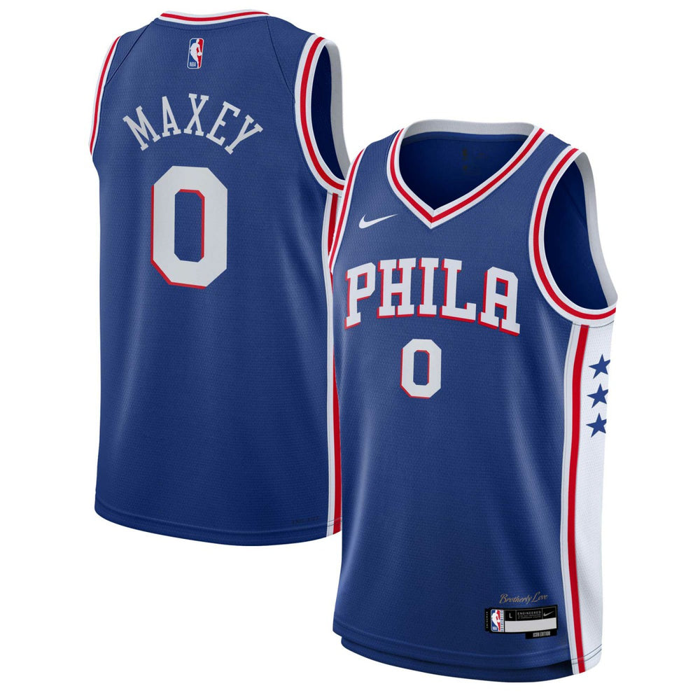 Nike Tyrese Maxey Philadelphia 76ers Youth Swingman Jersey
