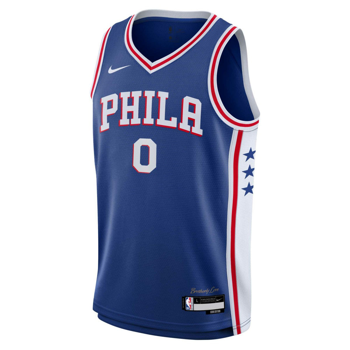 Nike Tyrese Maxey Philadelphia 76ers Youth Swingman Jersey