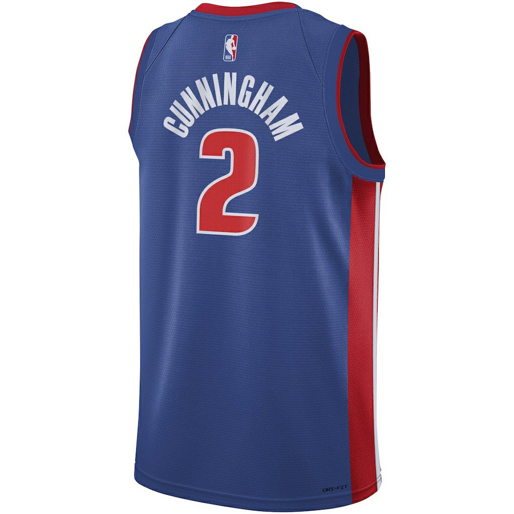 Nike Cade Cunningham Detroit Pistons Youth Swingman Jersey sale