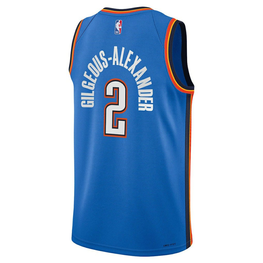 Nike Shai Gilgeous-Alexander Oklahoma City Thunder Youth Swingman Jersey sale