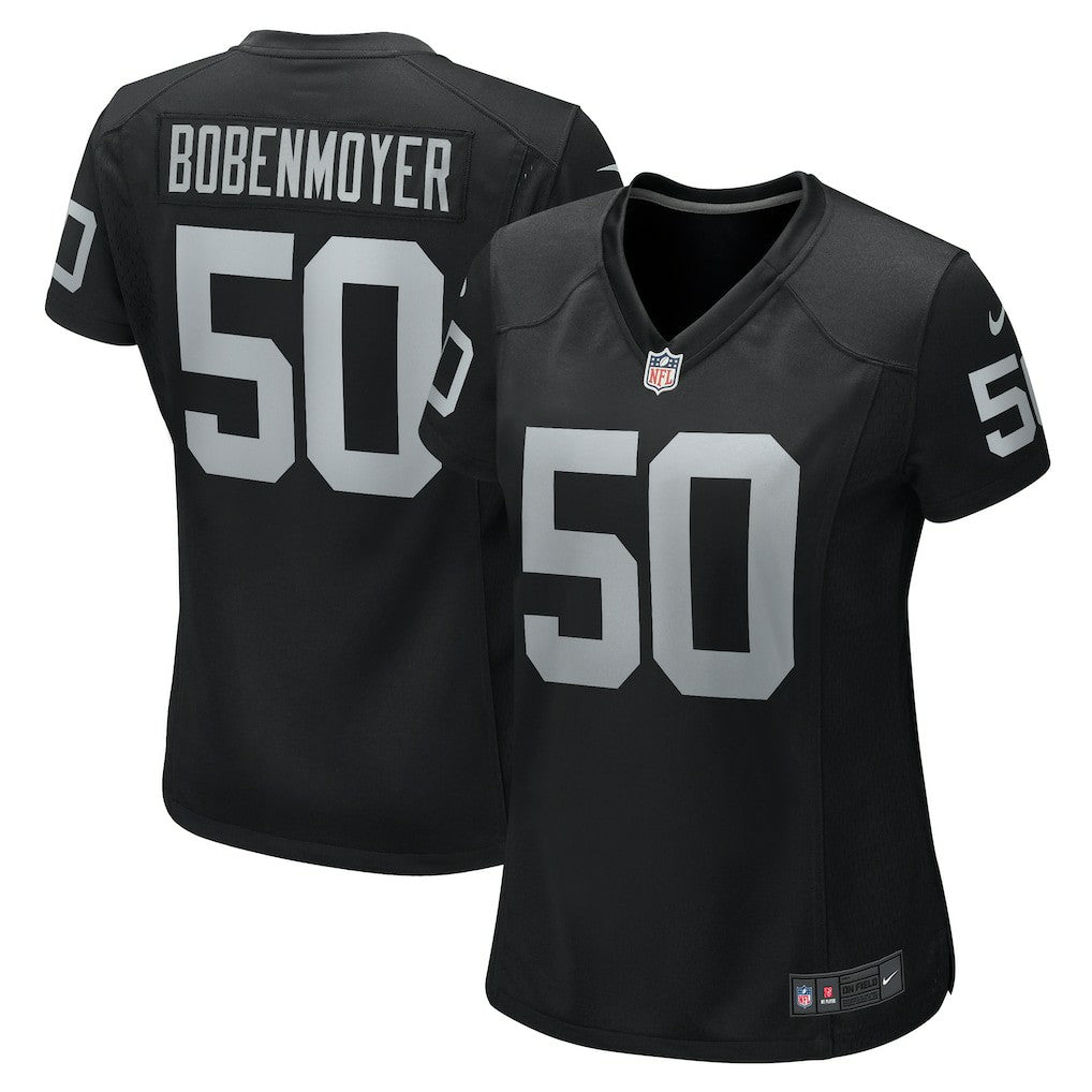 Jacob Bobenmoyer  Women's Game Player Jersey - Las Vegas Raiders Jerseys