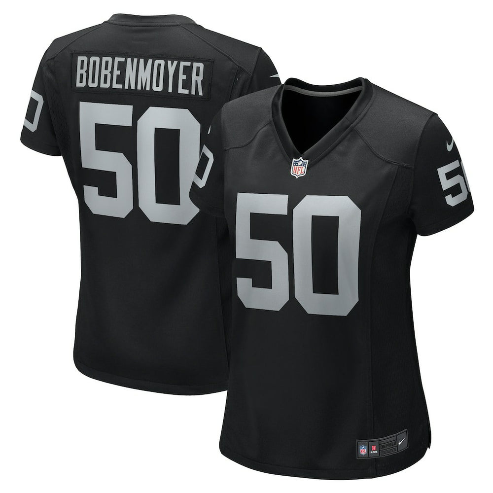 Jacob Bobenmoyer  Women's Game Player Jersey - Las Vegas Raiders Jerseys