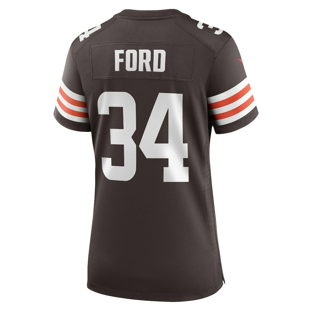 Jerome Ford  Women's Game Player Jersey - Cleveland Browns Jerseys