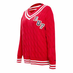 Pro Standard Women's Prep V-Neck Pullover Sweater - Buffalo Bills Pullover