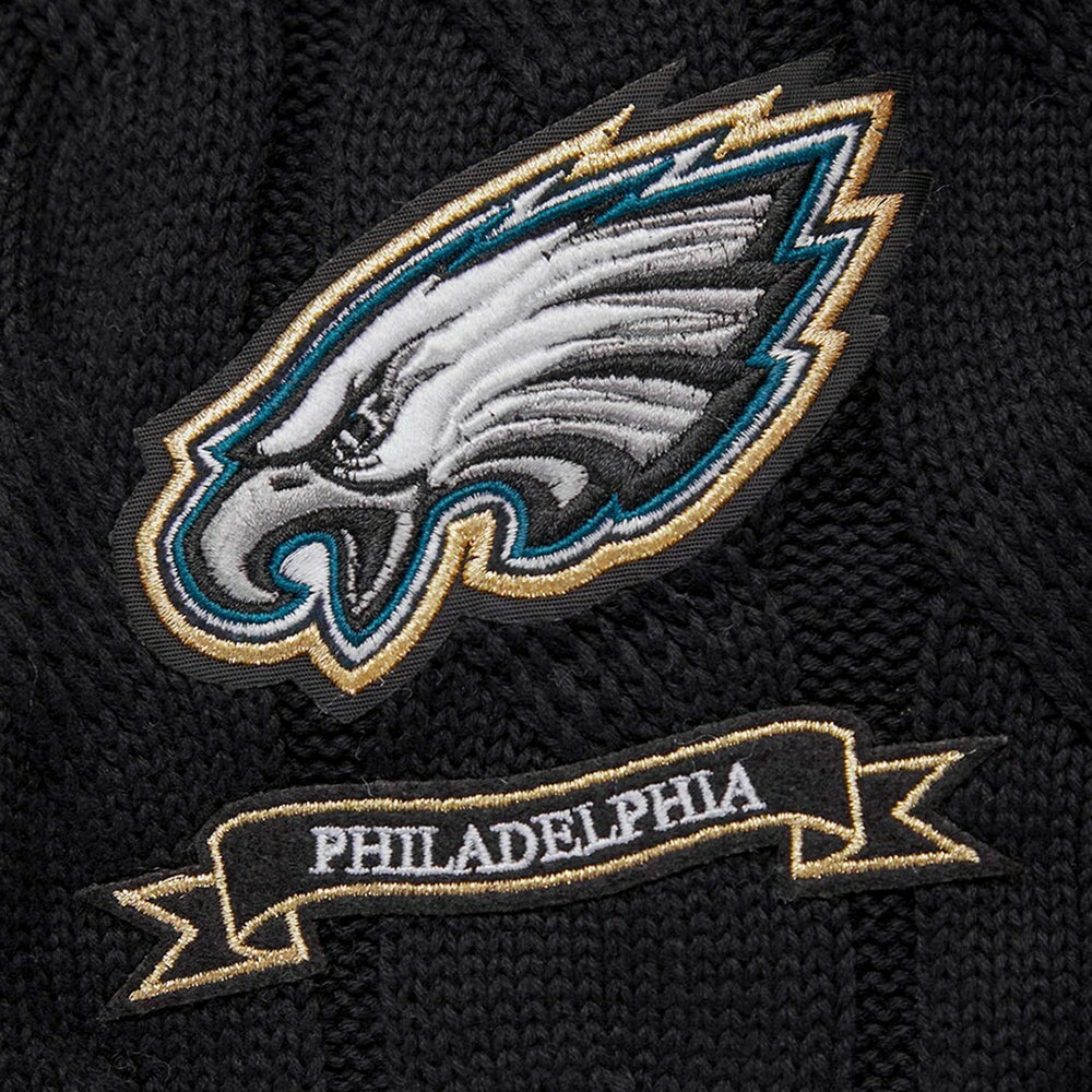Pro Standard Women's Prep V-Neck Pullover Sweater - Philadelphia Eagles Pullover