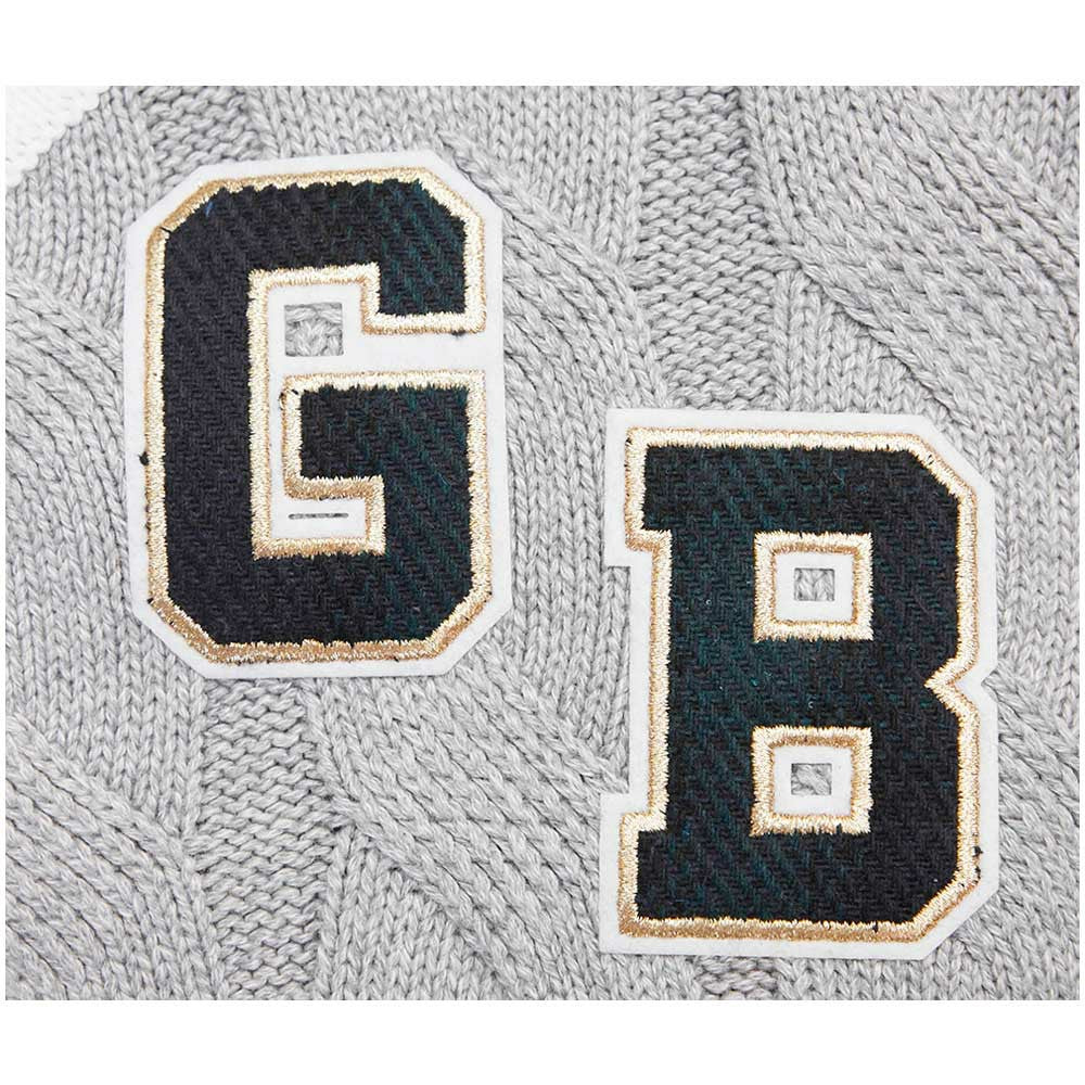 Pro Standard Women's Prep V-Neck Pullover Sweater - Green Bay Packers Pullover