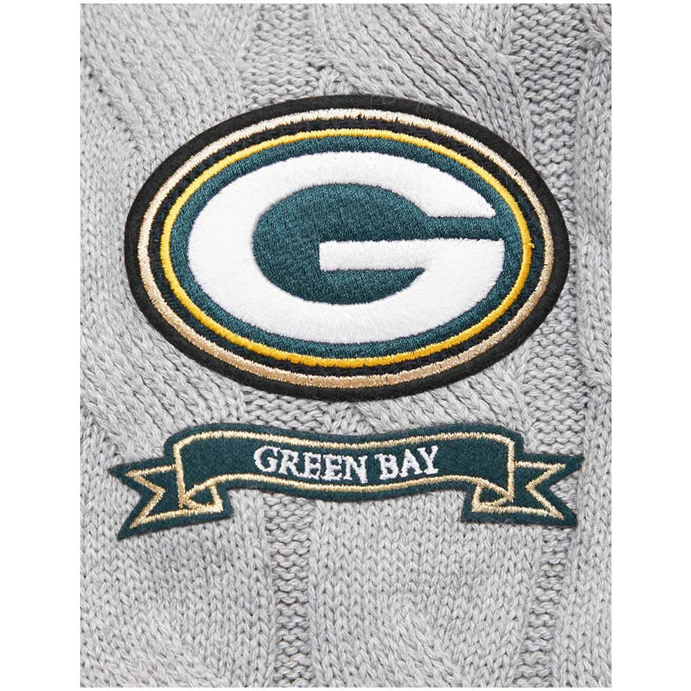 Pro Standard Women's Prep V-Neck Pullover Sweater - Green Bay Packers Pullover