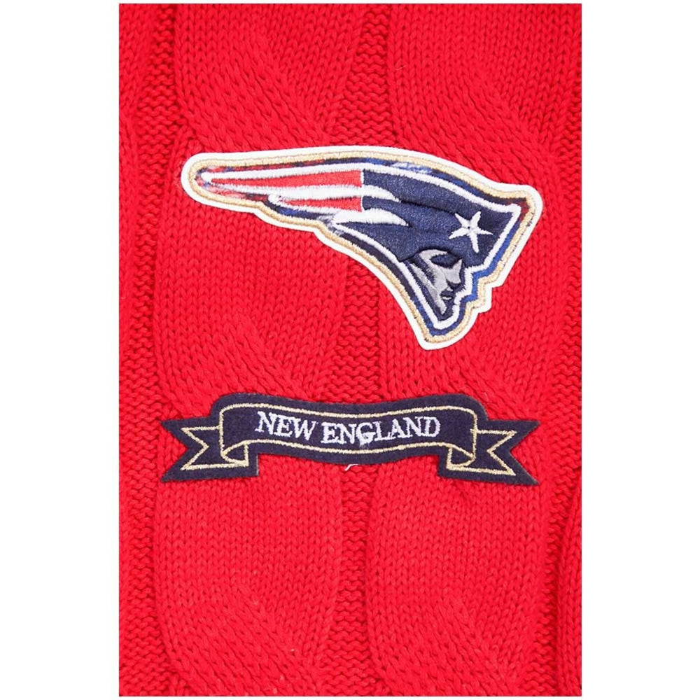 Pro Standard Women's Prep V-Neck Pullover Sweater - New England Patriots Pullover