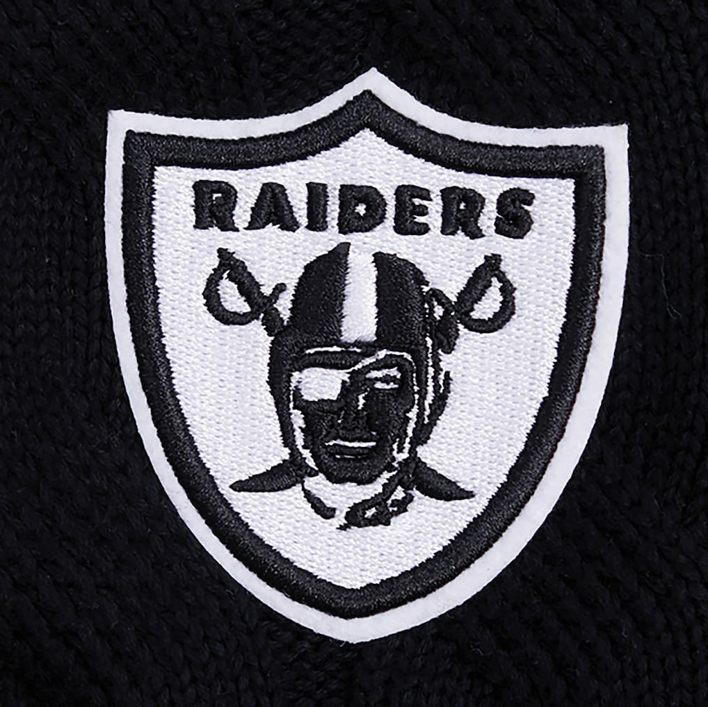 Pro Standard Women's Prep V-Neck Pullover Sweater - Las Vegas Raiders Pullover