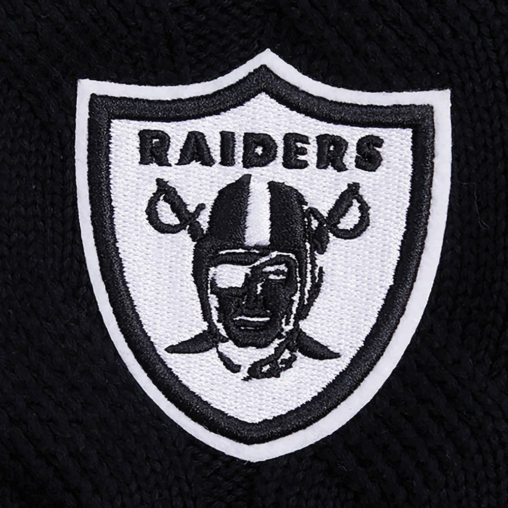 Pro Standard Women's Prep V-Neck Pullover Sweater - Las Vegas Raiders Pullover