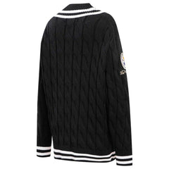 Pro Standard Women's Prep V-Neck Pullover Sweater - Pittsburgh Steelers Pullover