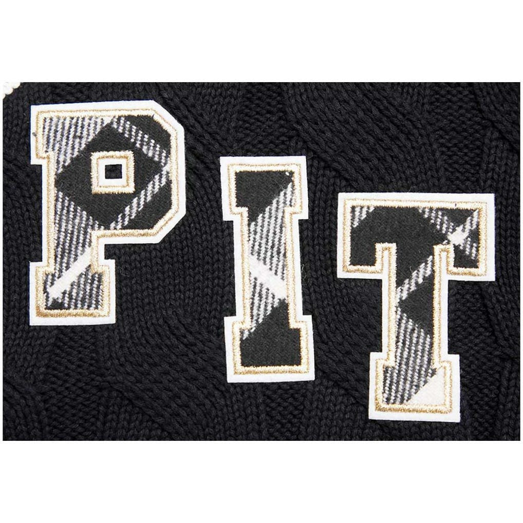 Pro Standard Women's Prep V-Neck Pullover Sweater - Pittsburgh Steelers Pullover