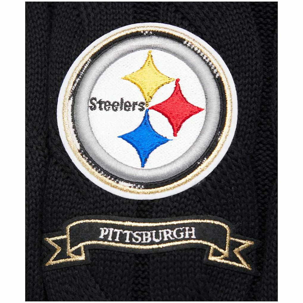 Pro Standard Women's Prep V-Neck Pullover Sweater - Pittsburgh Steelers Pullover