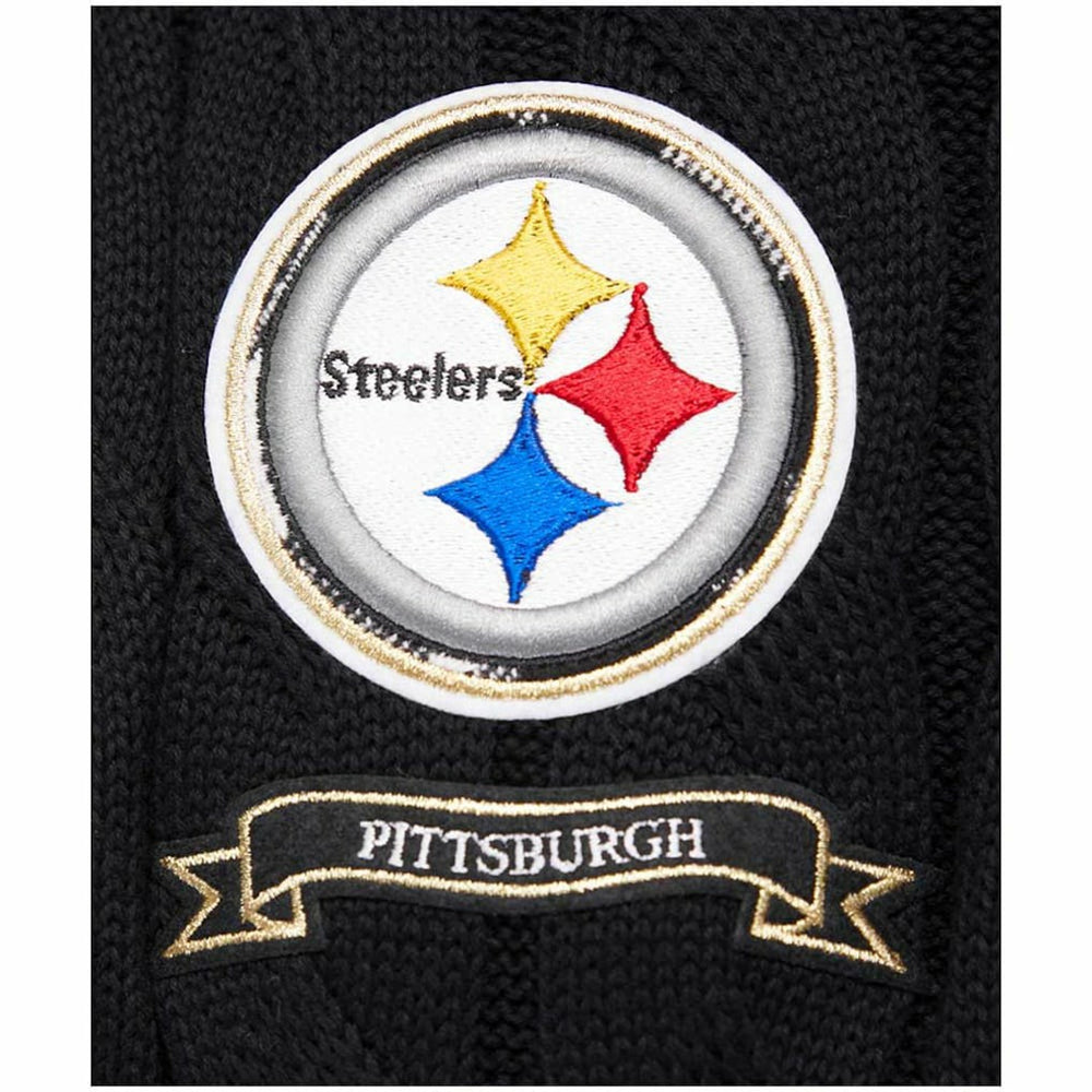 Pro Standard Women's Prep V-Neck Pullover Sweater - Pittsburgh Steelers Pullover