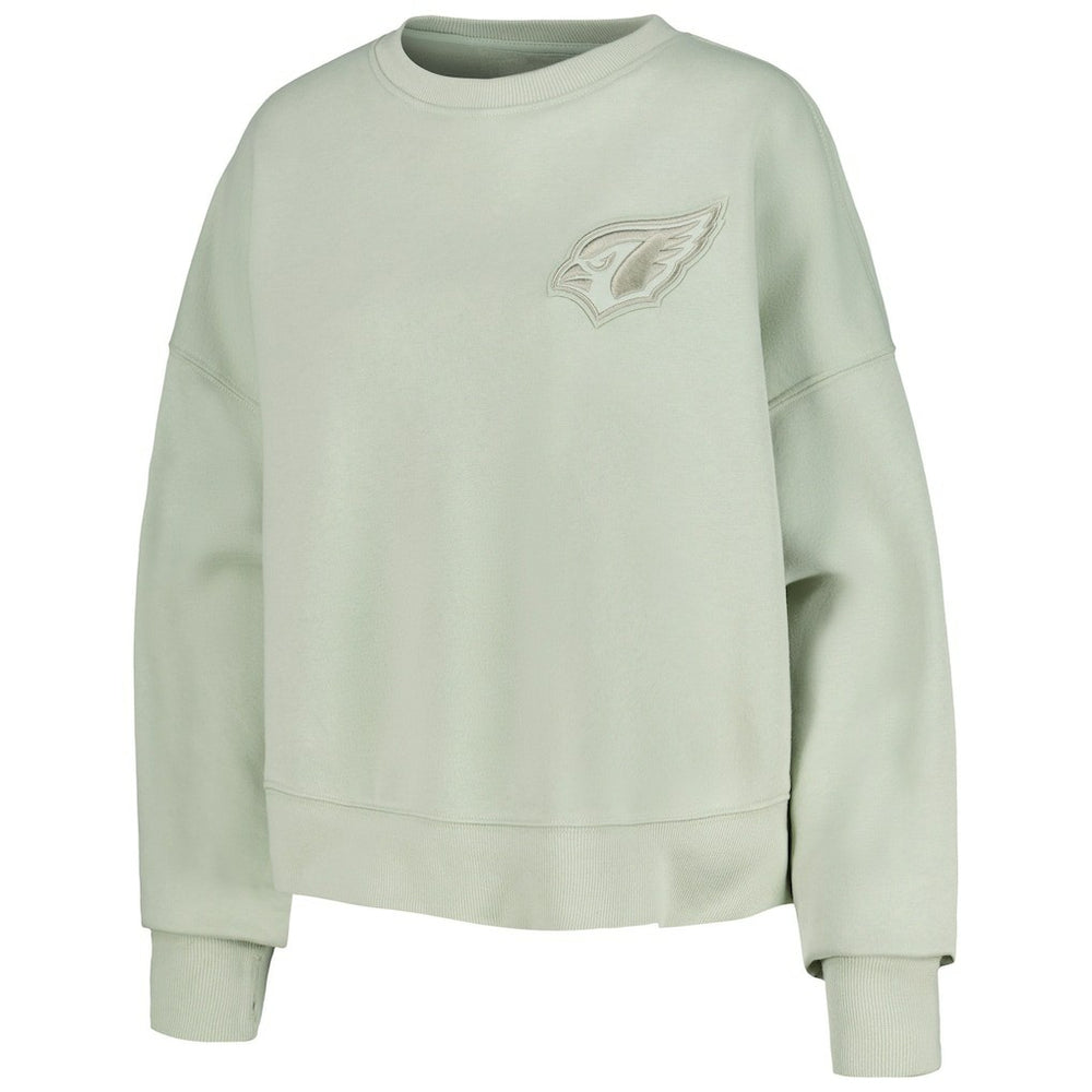Pro Standard Women's Oversized Cropped Neutral Pullover Sweatshirt - Arizona Cardinals Pullover