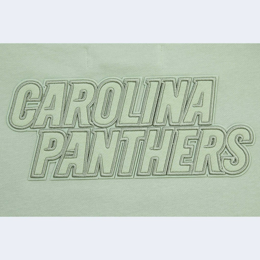 Pro Standard Women's Oversized Cropped Neutral Pullover Sweatshirt - Carolina Panthers Pullover