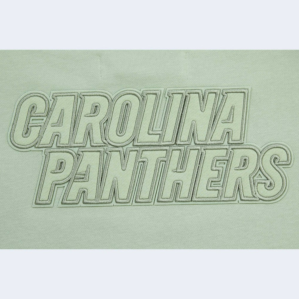 Pro Standard Women's Oversized Cropped Neutral Pullover Sweatshirt - Carolina Panthers Pullover