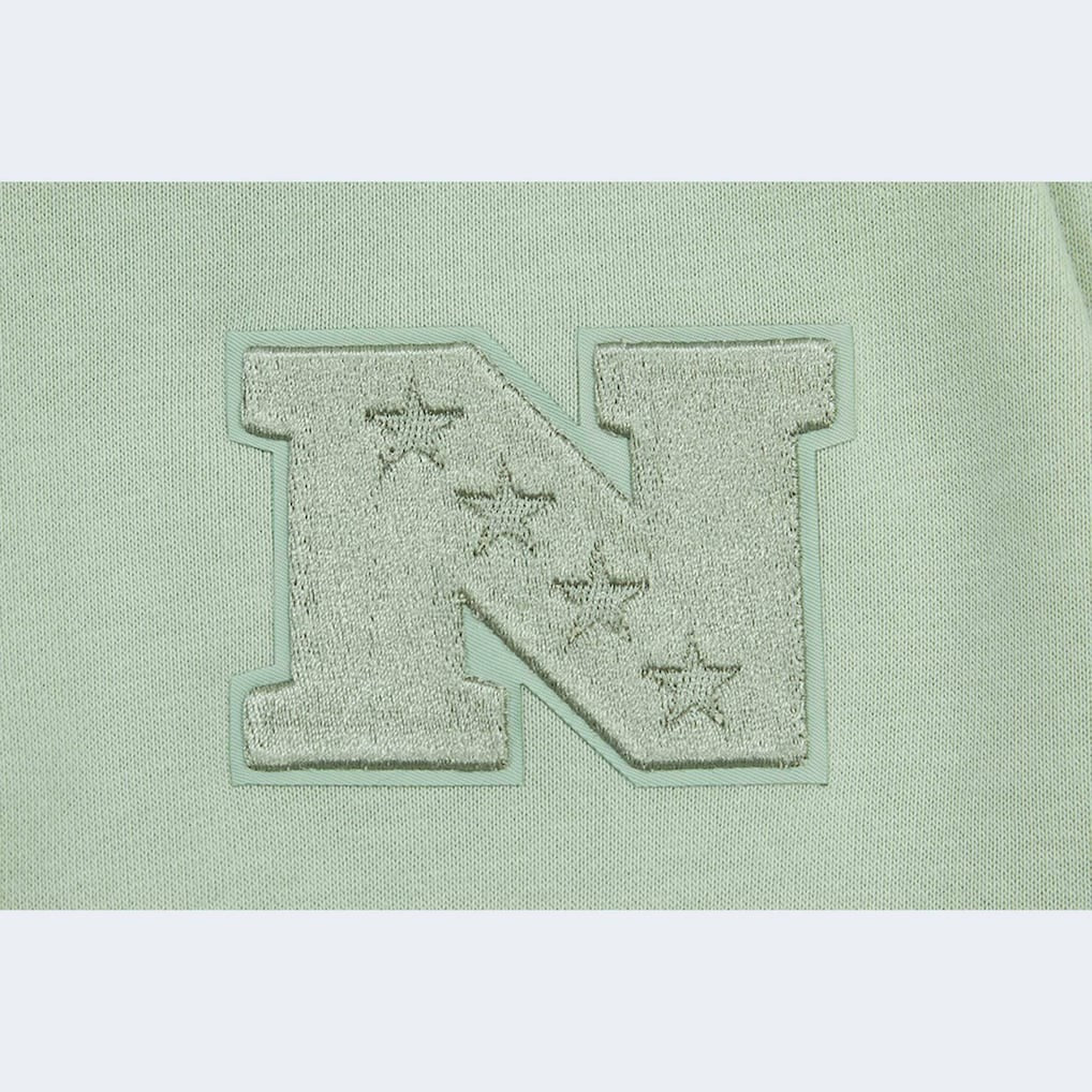 Pro Standard Women's Oversized Cropped Neutral Pullover Sweatshirt - Carolina Panthers Pullover