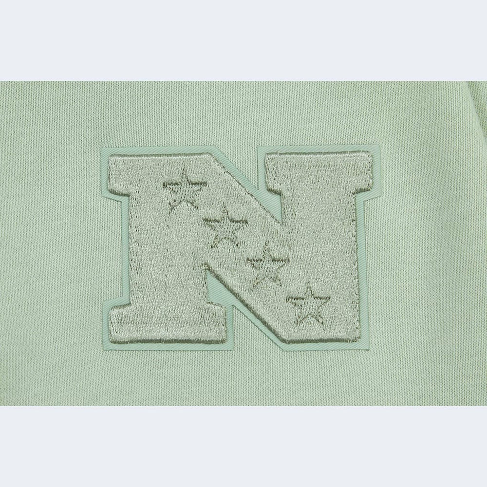Pro Standard Women's Oversized Cropped Neutral Pullover Sweatshirt - Carolina Panthers Pullover