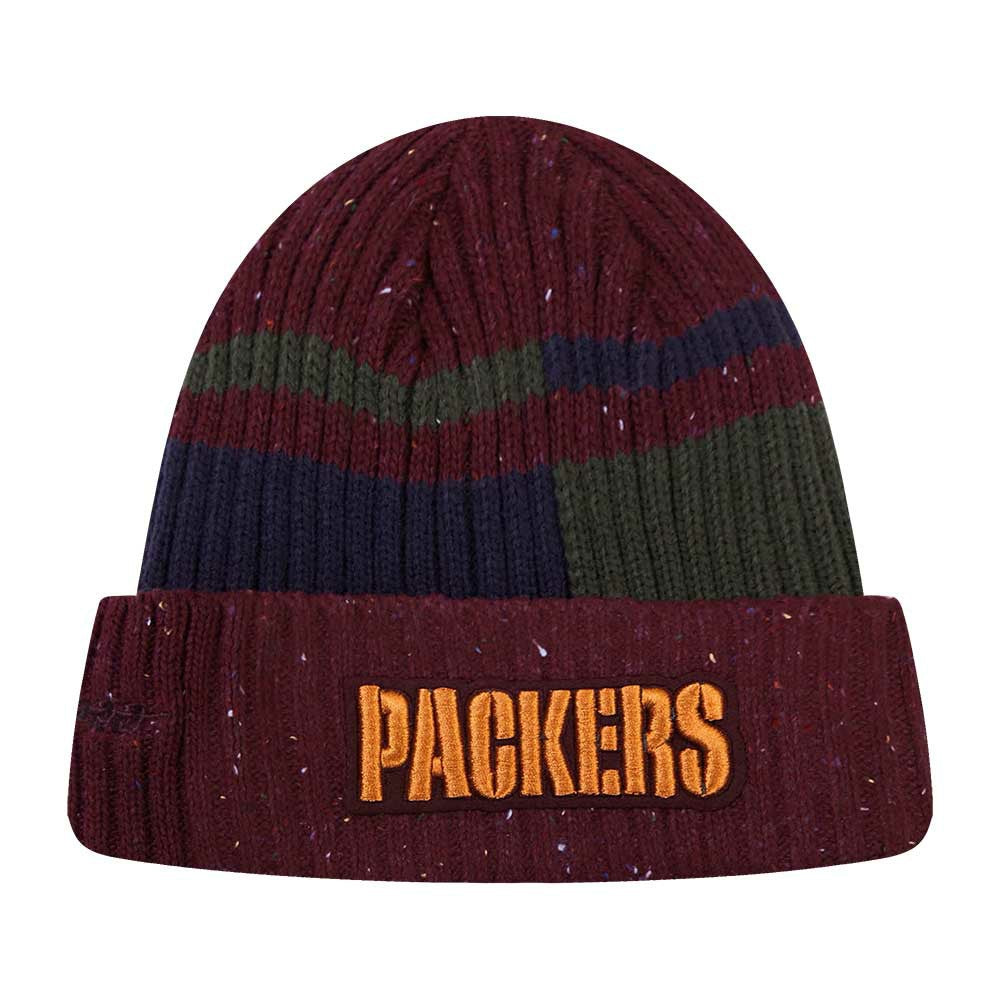 Pro Standard Speckled Cuffed Knit Hat - Green Bay Packers Hats