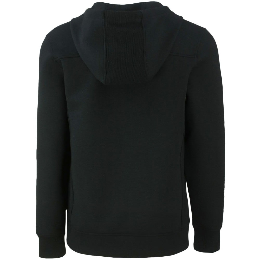 Black Cincinnati Reds Cutter & Buck Roam Eco Half-Zip Recycled Pullover Hoodie