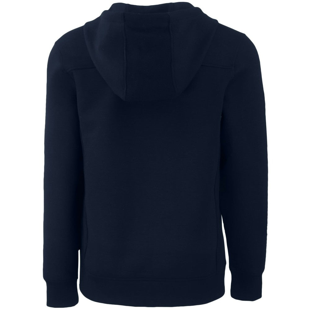 Navy Milwaukee Brewers Cutter & Buck Roam Eco Half-Zip Recycled Pullover Hoodie