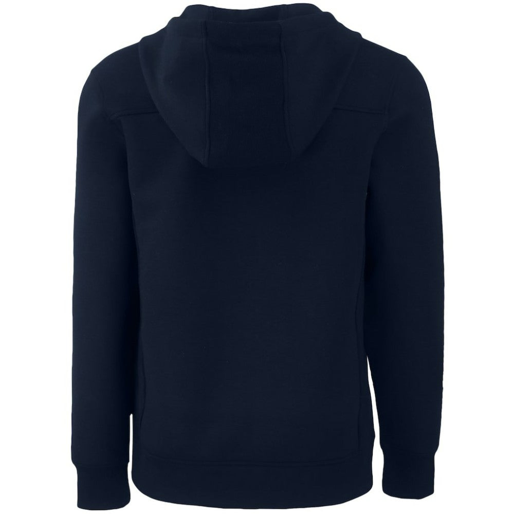 Navy New York Yankees Cutter & Buck Roam Eco Half-Zip Recycled Pullover Hoodie